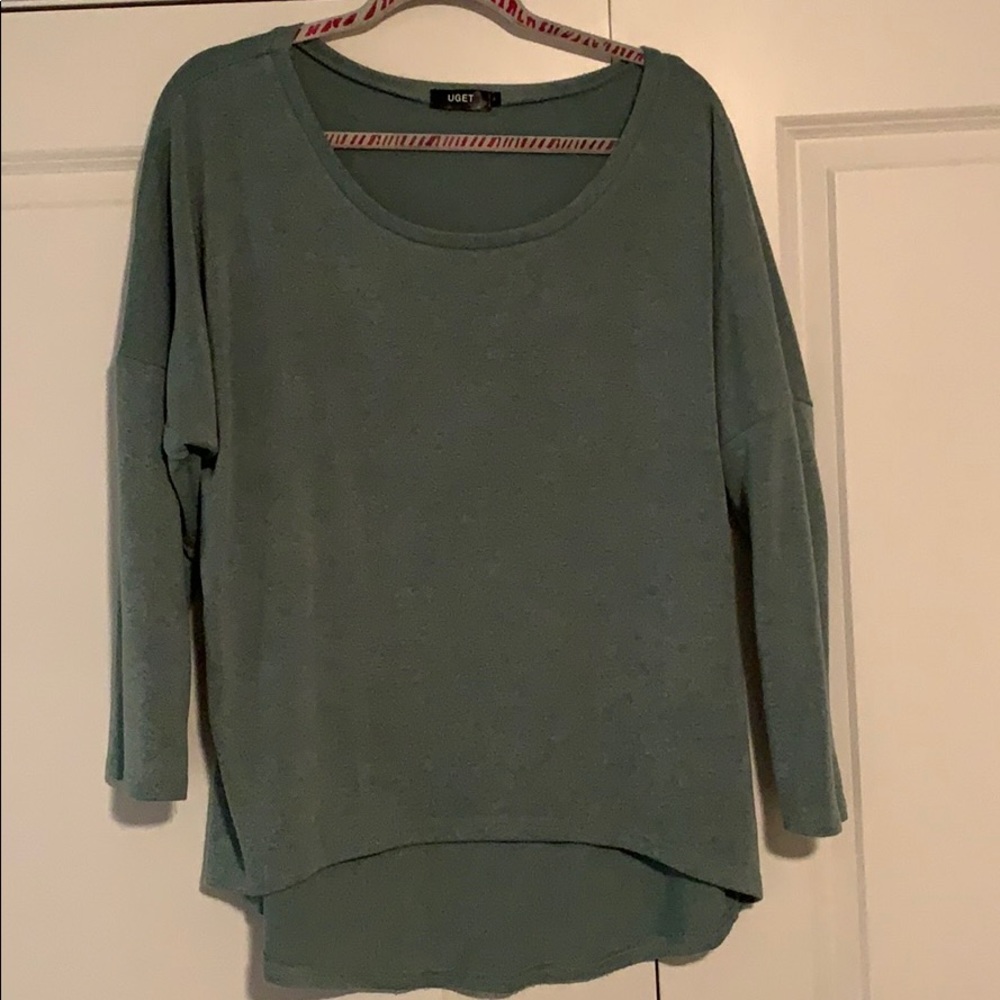 Green sweater
